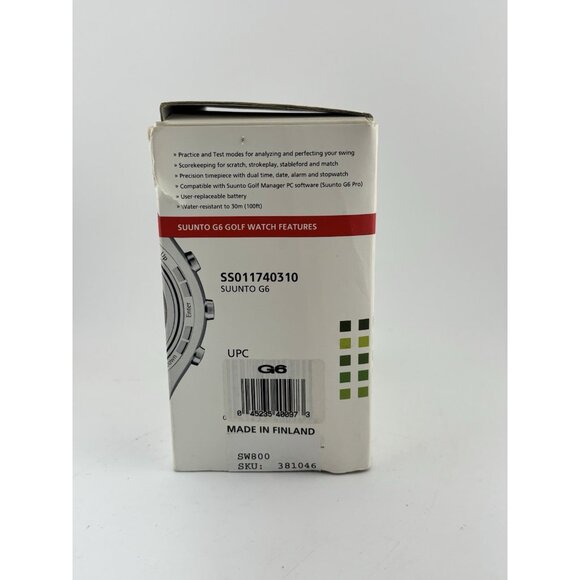 SUUNTO "G6" Smart Men's 3-ATM GOLF ACTIVE LCD Sport Watch - Picture 10 of 11